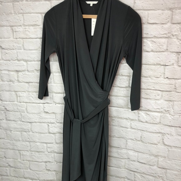 NWT Cassis Grey Crisscross Dress Size Small - Picture 4 of 7